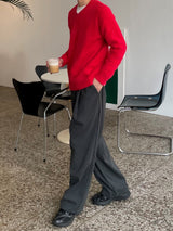Wearable one tuck banding pants