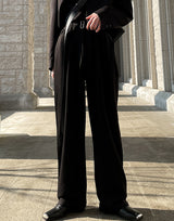 [Plan-Made] Double-Buckle Slacks (6598101008502)