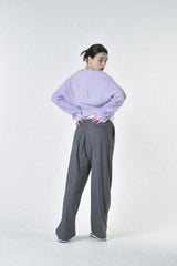 ダメージニット / damage knit (purple)