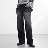 Hanne Dark Blue Washing Denim Pants
