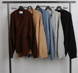 パイプラインカーディガン/Shu Pipe Line Cardigan (5color) (6595006234742)