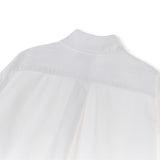 VZロゴビックオーバーフィットオックスフォードシャツホワイト/VZ Logo Big Over Fit Oxford Shirt White (6683359641718)