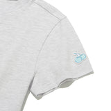ビッグチェリーホットフィックスポイントクロップTシャツ / BIG CHERRY HOTFIX POINT CROP T-SHIRT [MELANGE GRAY]