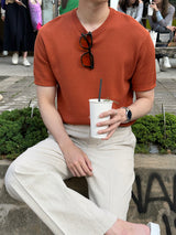 サマーリネンアイスバックバンディングスラックス/Summer linen ice back banding slacks (3 colors)