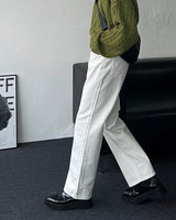 GJ5065 Straight Washing Denim (3 colors)