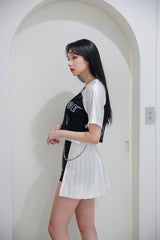 ダイスジャージークロップTシャツ/TOP(8102) Dice Jersey Crop Tee