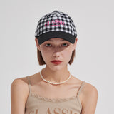 Classic check Ball-cap [Black] (6679671734390)