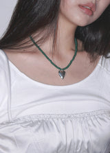 GREEN LUV NECKLACE