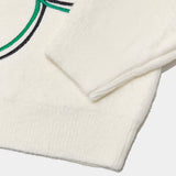 Clover Embroidered Knit
