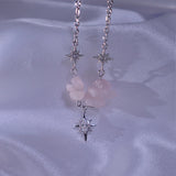 Rose Quartz Twinkle Necklace