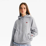 スモールチェリーサイドポケットフーディー／SMALL CHERRY SIDE POCKET HOODIE [MELANGE GRAY]