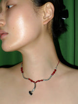 Brick Flower Necklace