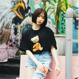 クマTシャツ/KUMA Tee (BLACK)  (送料込)