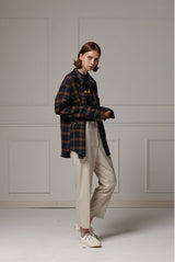 Cropped slacks - Ivory (4622120616054)
