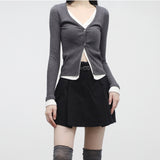Weevil cargo pleated skirt