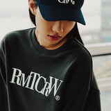 リセントロゴスウェットシャツ/RECENT LOGO SWEAT SHIRT_CHARCOAL