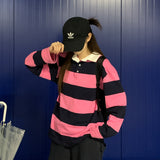 [Bellide made] Stripe Long Sleeve T-shirt