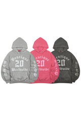 VENTIQUE Pigment 20 Napping Hoodie 3color