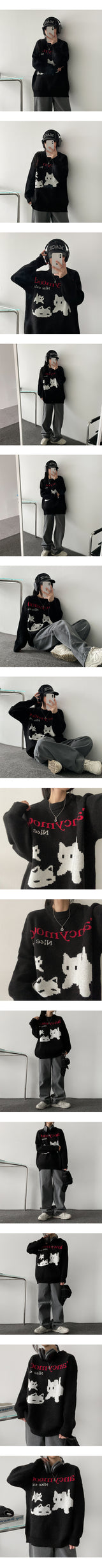 ファンシーキャッツニット