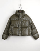 [6oz/4color] マレムレザースナップクロップショートパディング