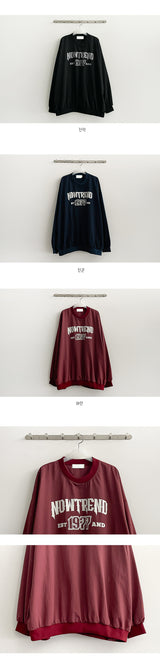 Goff Boxy Nylon Sweatshirt