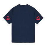 エルボースプレーハートスマイルハートスリーブT / Elbow Spray Heart Smile Short Sleeve Tee