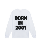 LOVE CRYING CAT LONG SLEEVE - WHITE