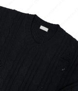 ウィステッドダメージニット/SK wisted damage knitwear (4 colors)