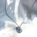 ユニークボールドチェーンレイヤードネックレス / Unique bold chain layered necklace