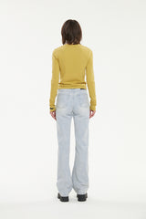 キルシーシネマグラフィックロングTシャル／KIRSH CINEMA GRAPHIC LONG SLEEVE T-SHIRT [MUSTARD]