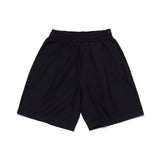 ワンタックワイドフィットショートパンツ/ONE TUCK WIDE FIT SHORT PANTS-BLACK