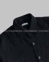 ルブランリネンデニムロングスリーブシャツ / LE BLANC Linen Denim Long-sleeved Shirt