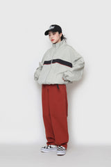 ミッドカラーパイピングジップアップ / Mid Colour Piping Zip-Up