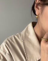 ハートフックピアス / heart hook earring