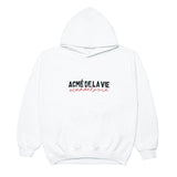 CURSIVE LOGO HOODIE WHITE