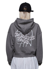 [ARTIST EDITION] TCP X UTOORI CROP PIGMENT HOOD