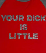PNFメイド グリッタートップ / PNF made YOUR DICK IS LITTLE glitter top