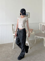 シュガークロップTシャツ / Sugar crop T-shirt (4color)