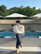 ラウアイスリネン長袖Tシャツ