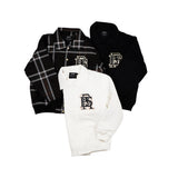 ビッグロゴカラーバーシティジャケット/BSR2223FWJK025 BIG LOGO COLLAR VARSITY JACKET CREAM