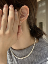 [92.5silver] グライズキュービックピアス