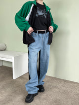 デニムトレーニングカラーパンツ/Denim Training Color Pants (2color)