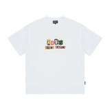 カレッジロゴTシャツ / collage logo t-shirts - white