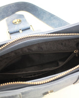 デニムスタッズショルダーバッグ/Denim Studded Shoulder Mini Bag (2color)
