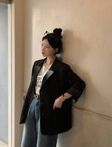 [BELLIDE MADE] Macchiato oversized fit blazer jacket