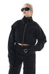 デニムボンバージャケット/DENIM BOMBER JACKET