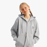 ウィティーバニーワッペンフーディージップアップ／WITTY BUNNY WAPPEN HOODIE ZIP UP [MELANGE GRAY]