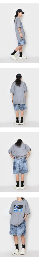 ホクサイショートスリーブTシャツ / Hokusai Short-Sleeved T-Shirt