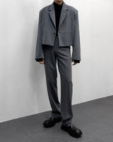 モネルトバックバンディングスラックス/MO NELT Back Banding Slacks (Set - Up / 2 colors)