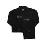 UNBALANCED WORK JACKET - BLACK (6674938429558)